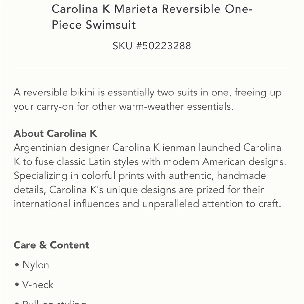 Anthropologie Carolina k Marieta fruit as swimsuit - Picture 2 of 6